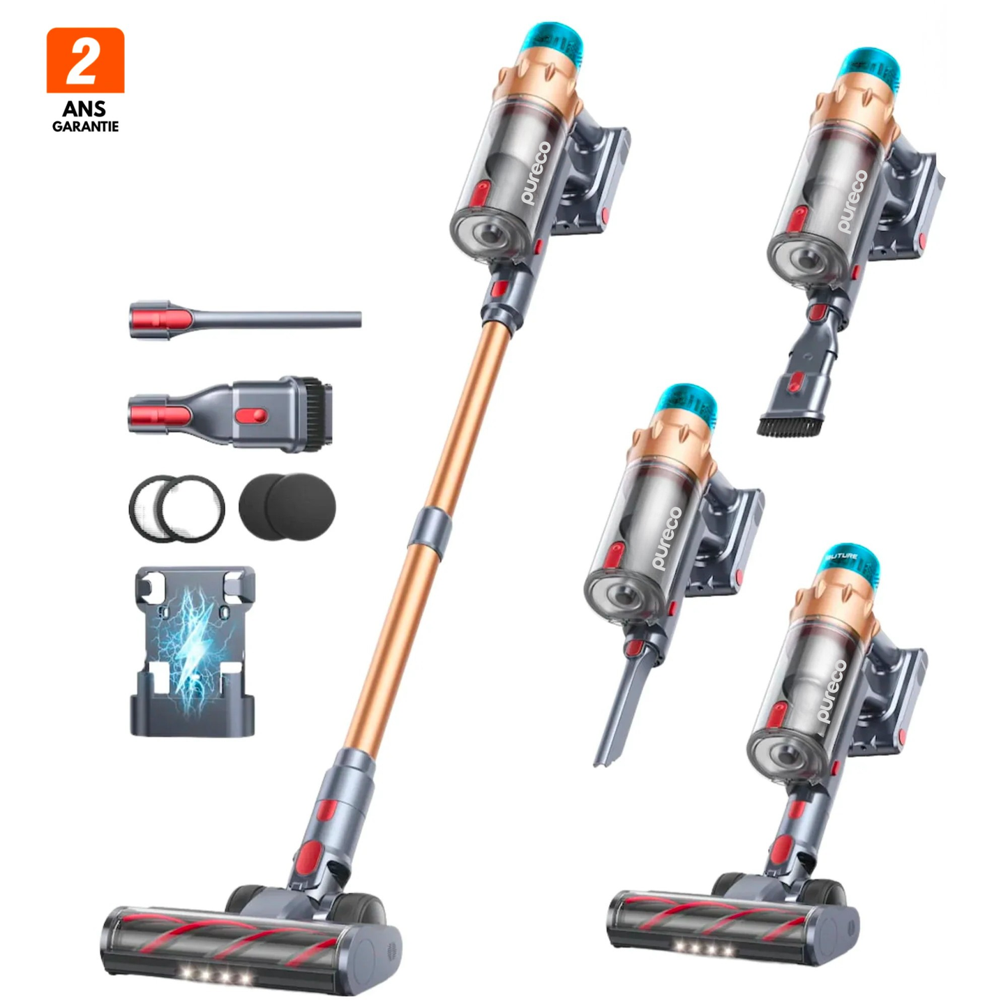 Aspirateur balai sans fil Pureco V18